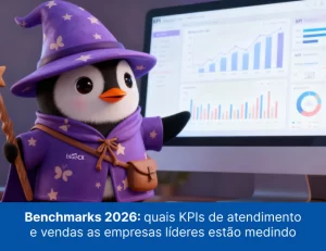 Benchmarks 2026: quais KPIs de atendimento e vendas as empresas líderes estão medindo